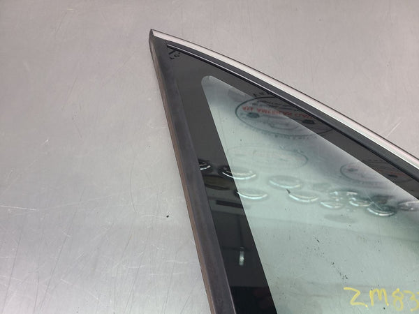 1995-96 Chevy Impala SS LH Left Side Rear Quarter Glass, Chrome Trim - OEM6