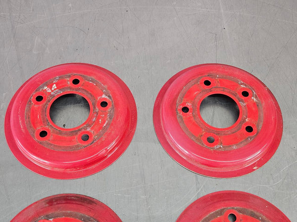 2005-13 C6 Corvette Brake Rotor / Hub Shield Set, Front and Rear 1