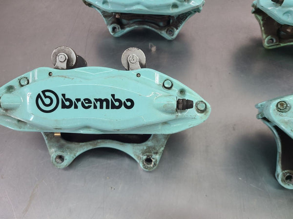 2010-15 Camaro SS Factory Brembo Big Brake Caliper Set of 4 Front/Rear, Blue2
