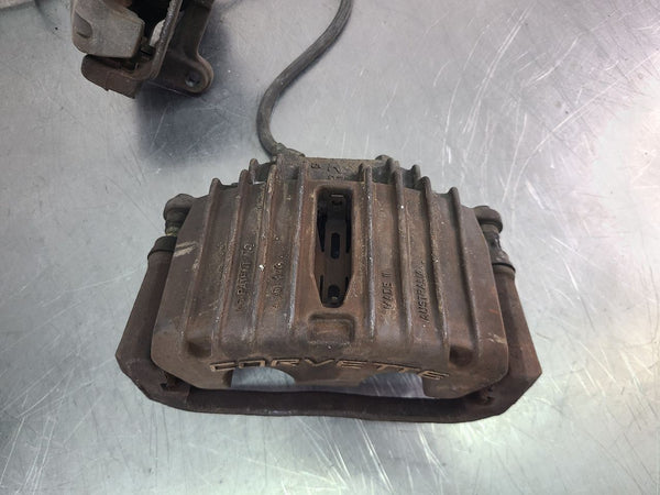 1997-04 C5 Corvette Base Brake Caliper Complete Set w/ Brackets - OEM4