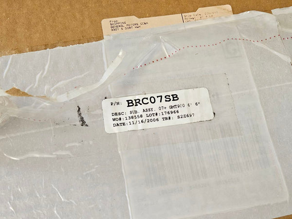 2007-19 Chevrolet Silverado Carpeted Bed Liner - 6.6' Standard, NIB, BRC07SBK3