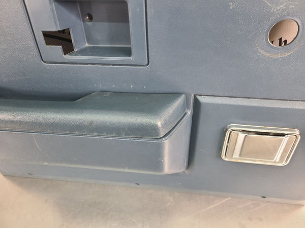 1981-91 Chevy Suburban, Crew Cab Truck, Door Trim Panel, Left Side Rear, Blue11
