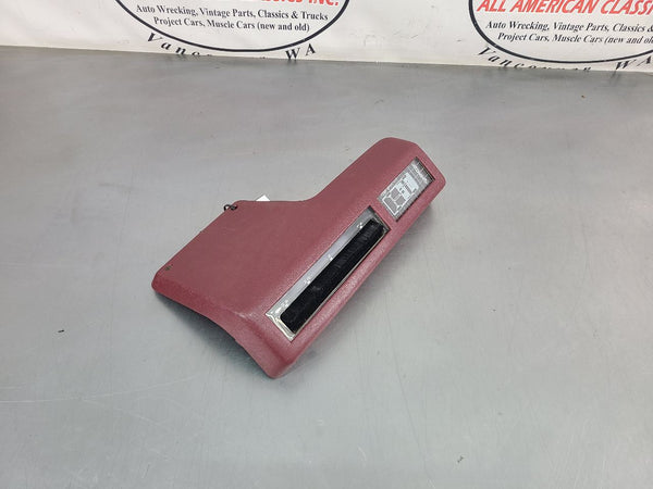 1988-94 Chevy Truck / Suburban Transfer Case Floor Shifter Trim, Red - OEM0