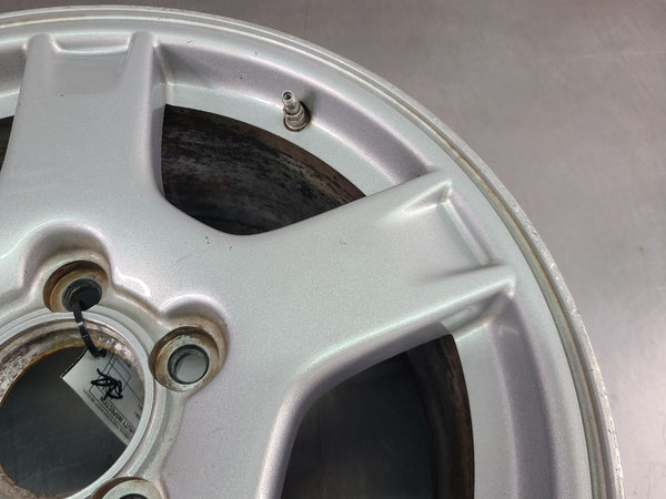 1997-04 C5 Corvette Aluminum 5 Spoke Wheel, Silver QF3, Front 17x8.5, OEM 8