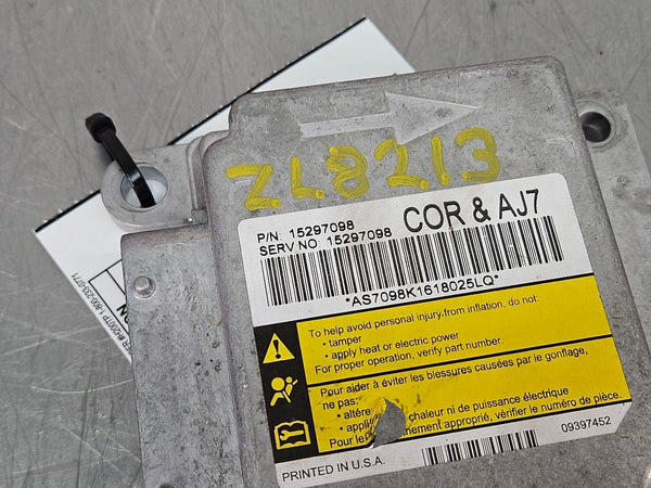 2007-09 C6 Corvette SRS Control Module, COR & AJ7, GM P/N #15297098 - OEM1