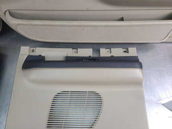 2006 Ford F-250 F-350 Front and Rear Power Door Trim Panel, Set of 6, Tan - OEM11