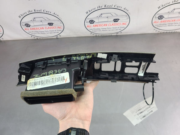 2004-09 Cadillac XLR Door Switch Aluminum Bezel Trim w/ Vent, Left Driver Side 13