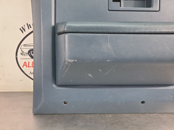 1981-91 Chevy Suburban, Crew Cab Truck, Door Trim Panel, Left Side Rear, Blue8