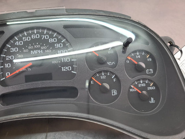 2003-05 Chevy GMC Truck Instrument Cluster Speedometer Gauge Assembly, #151146495