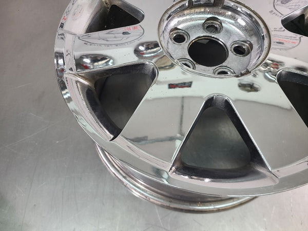 2002-03 Ford Thunderbird Aluminum Chrome 7 Spoke Wheel, Factory, 17x7.5 - OEM6