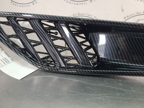 2014-17 C7 Corvette Coupe Quarter Panel Vent Insert, Carbon Overlay, Left LH7