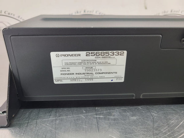  1998-04 C5 Corvette Pioneer 12 Disc CD Changer Player w/ Cartridge, #256853326
