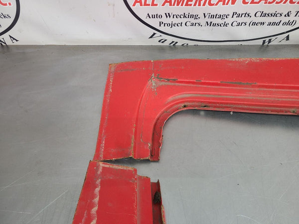 1962-65 Nova Rear Trunk Tail Panel Set w/ Strip Channel, 4 Pieces - OEM14