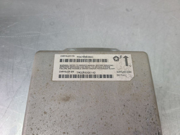 1997-2002 Plymouth Prowler SRS Control Module, #P04786638AC - OEM1
