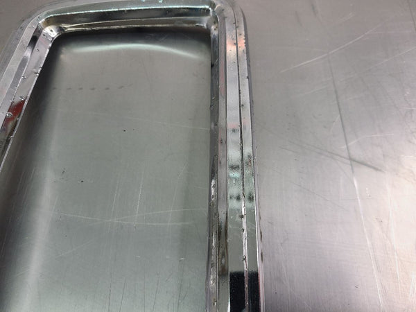 1971-77 Dodge Van Rear Taillight Tail Lamp Bezel Trim Pair, LH / RH - OEM9