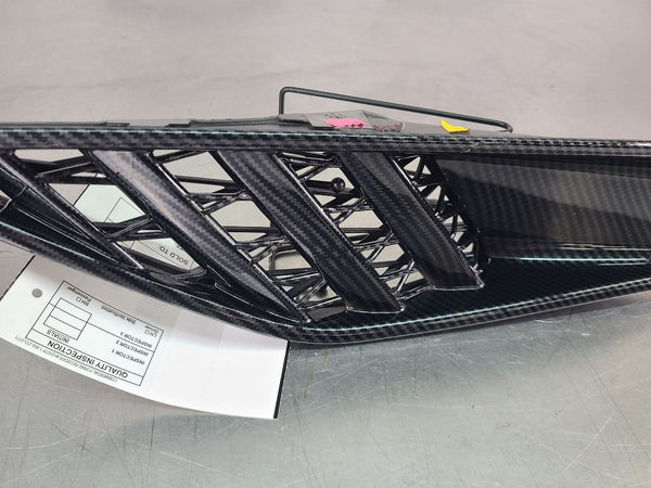 2014-17 C7 Corvette Coupe Quarter Panel Vent Insert, Carbon Overlay, Left LH3