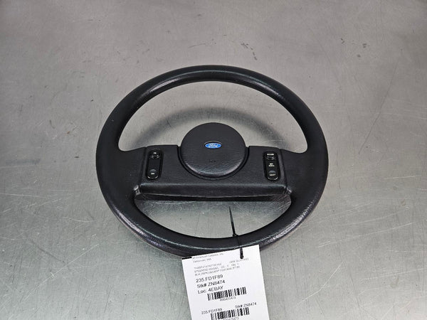 1987-89 Mustang Fox Body 2 Spoke Steering Wheel, Black, Nice - OEM0