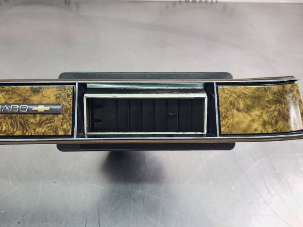 1981-91 Chevy Suburban Woodgrain Dash Bezel Applique Trim Panel Insert, w/ A/C9