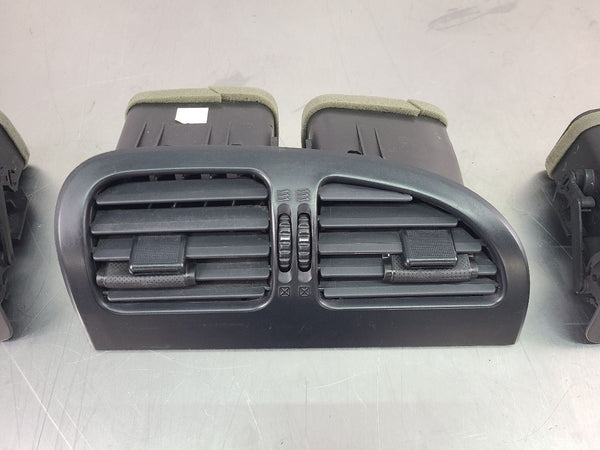 2002-05 Ford Thunderbird Front Dash A/C Vent Set, Left, Right, Center - OEM3
