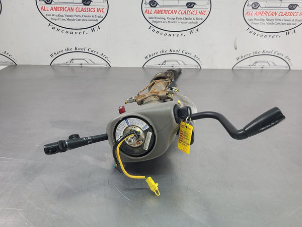 2002 GMC Denali Truck Complete Steering Column w/ Trim, Key, Sensor - OEM0