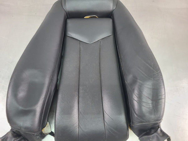 2004-05 Cadillac XLR Upper Seat Covers w/ Cushions, Black, Left Driver Side3