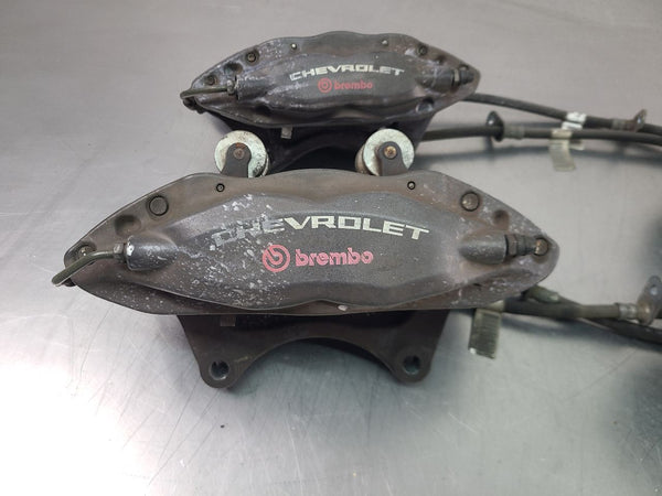 2010-15 Camaro Factory Brembo Brake Caliper Set, Left / Right, Gray - OEM1