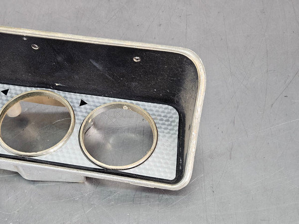 1977 Gremlin X Aluminum Front Dash Gauge Cluster Bezel Trim - OEM3