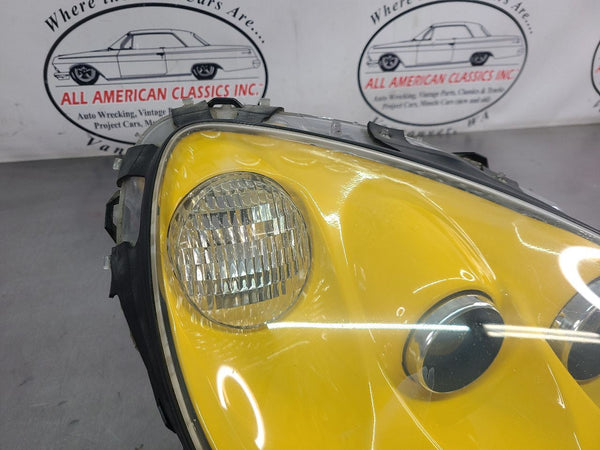 2005 C6 Corvette Right Passenger Side Headlight Assembly, Millennium Yellow, 79U9