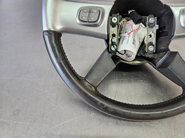 2003-06 Chevy SSR Steering Wheel Assembly w/ Control Buttons, Silver Satin - OEM9