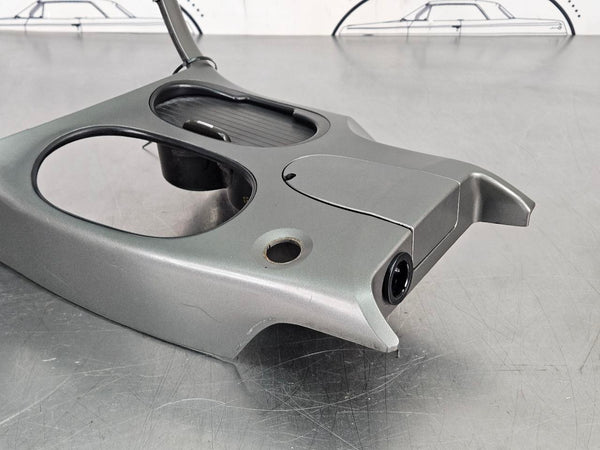 2005-13 C6 Corvette Center Console Dash Radio Trim Surround Bezel, Silver - OEM8