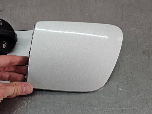 2005-13 C6 Corvette Exterior Fuel Filler Door, Tarnished Silver 67U - OEM2