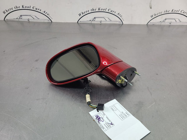 2005-09 C6 Corvette Left Drivers Side View Mirror, Magnetic Red - OEM0