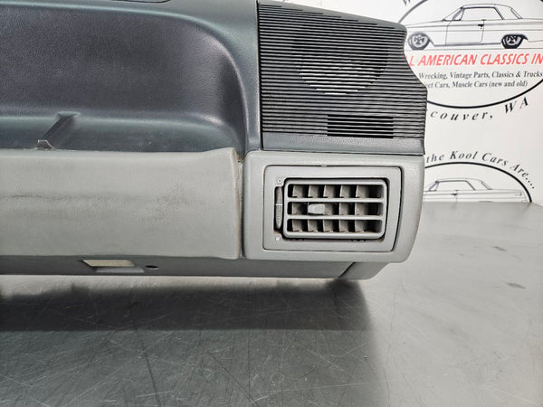 1987-89 Mustang Fox Body Front Dash Panel, Loaded w/ Trim, Glovebox, Gray - OEM6