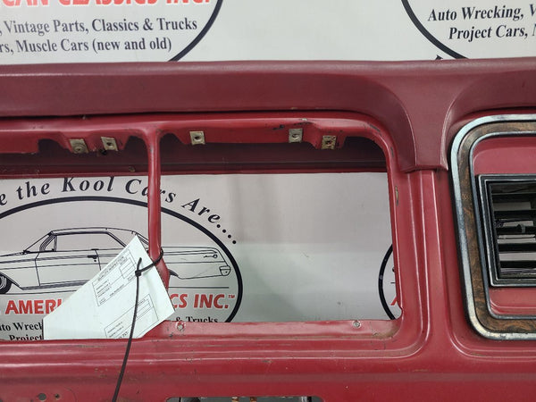 1978-79 Ford Bronco Front Dash Panel Structure / Assembly w/ Integral A/C - OEM22