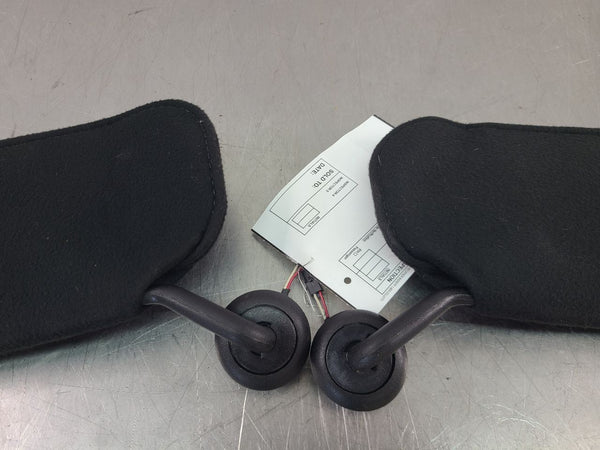 2000-04 C5 Corvette Front Sun Visor Pair, Black, Left / Right, 72k Miles - OEM7