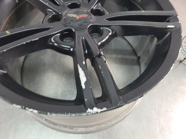 2008-10 C6 Corvette 5 Double Spoke Factory Wheel QG6, Front, 18x8.5, OEM3