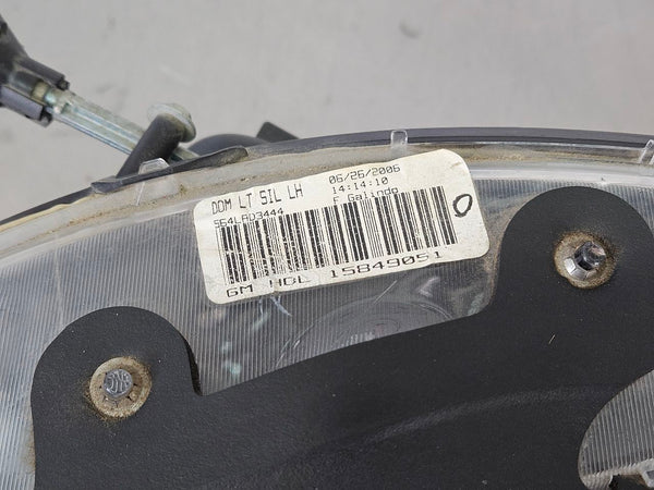 2005-08 C6 Corvette Headlight Head Lamp, Silver 67U, HID Xenon, Left Driver Side12
