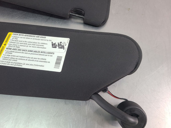 2005-13 C6 Corvette Front Sun Visor Pair, Left / Right, w/ Opt. UG1, RH/LH - OEM11