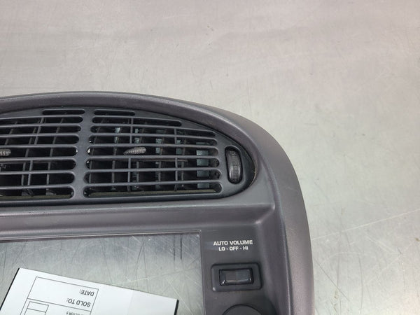 1997-02 Plymouth Prowler Center Dash Radio Bezel Trim w/ Center Vent Assembly2