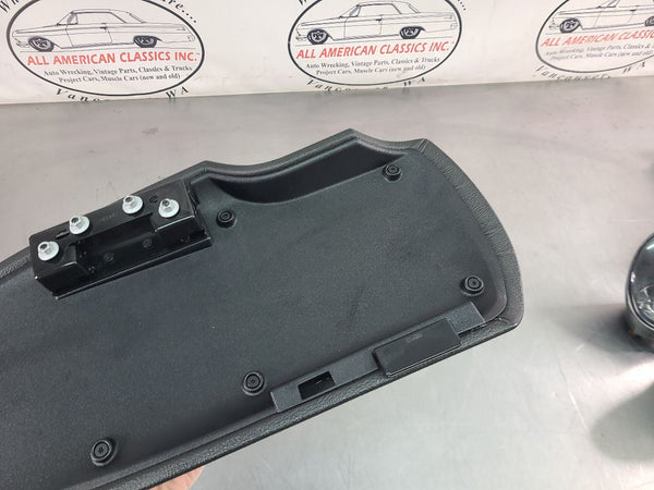 2005-06 C6 Corvette Center Console Lid Assembly, Black - OEM8