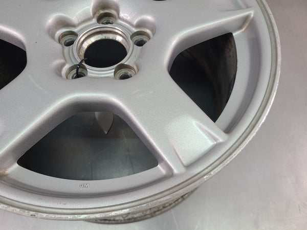 1997-04 C5 Corvette Aluminum 5 Spoke Wheel, Silver QF3, Front 17x8.5, OEM 5