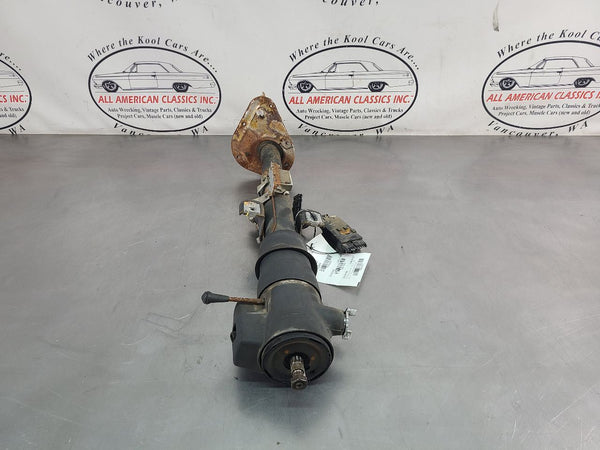 1984-87 Chevy Truck Manual Trans Tilt Steering Column Assembly w/ Switches - OEM0