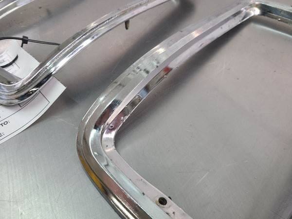 1971-77 Dodge Van Rear Taillight Tail Lamp Bezel Trim Pair, LH / RH - OEM13