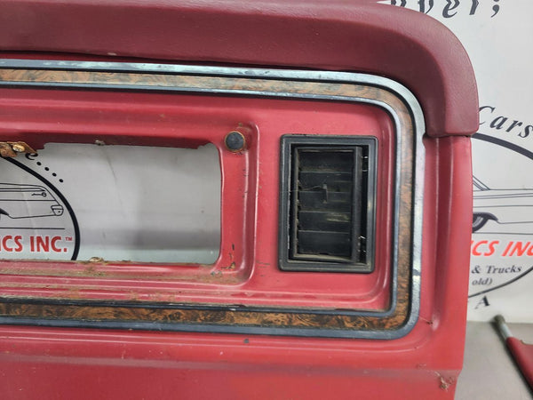 1978-79 Ford Bronco Front Dash Panel Structure / Assembly w/ Integral A/C - OEM17