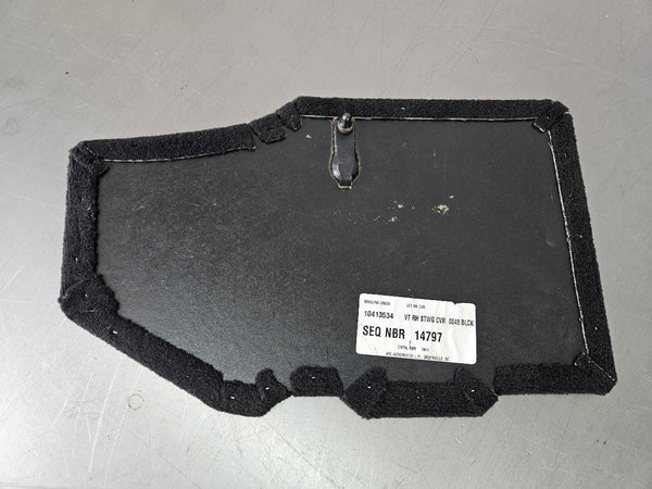 1997-04 C5 Corvette Rear Trunk Hatch Carpeted Compartment Lid Trim, #10413534 RH2