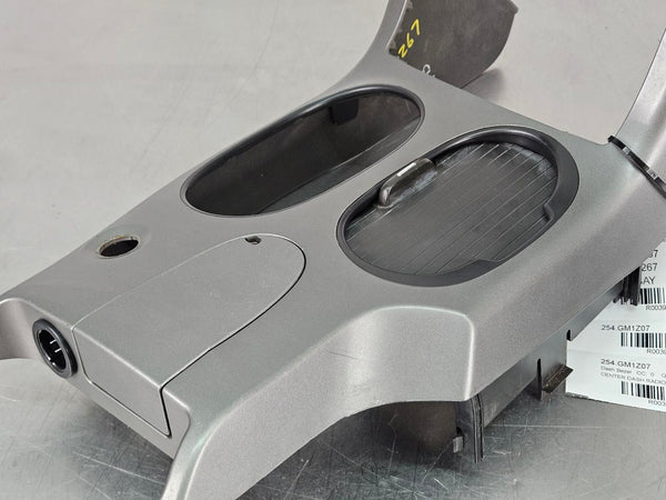 2005-13 C6 Corvette Center Console Dash Radio Trim Surround Bezel, Silver - OEM13