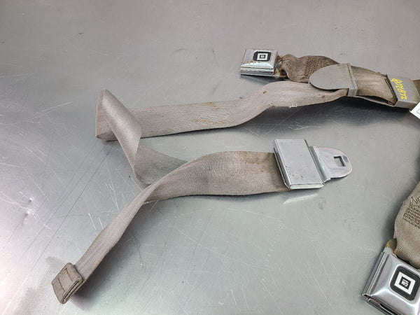 1994-96 Impala SS Rear Seat Belt / Buckle Set, Gray - OEM7