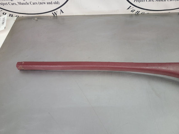 1988-94 GMC Chevy Truck Interior Headliner / Windshield A-Pillar Trim Panel, Red5