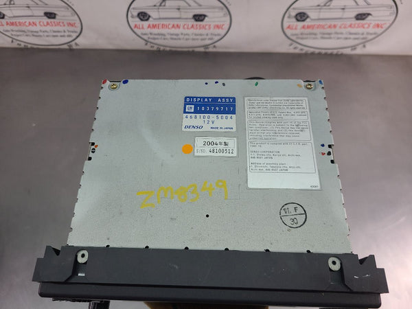 2004-09 Cadillac XLR AM-FM-Stereo Radio Head Unit Assembly, #10379717 - OEM6