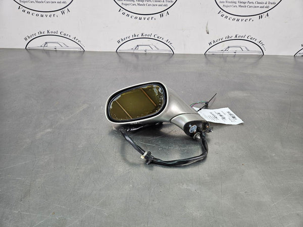 2001-04 C5 Corvette Side View Mirror, Left Driver Side, Pewter - OEM0